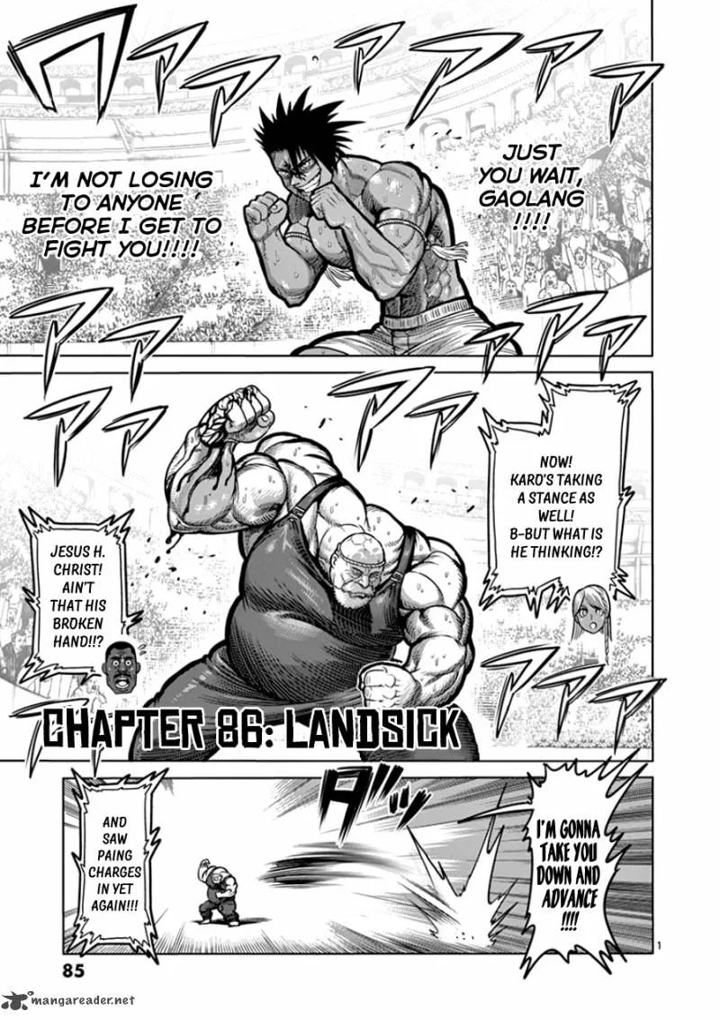 Kengan Ashua Chapter 86 page 1