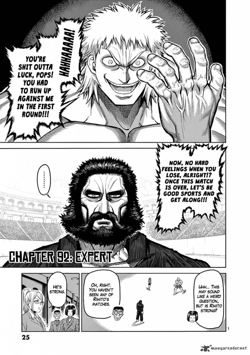 Kengan Ashua Chapter 92 page 1