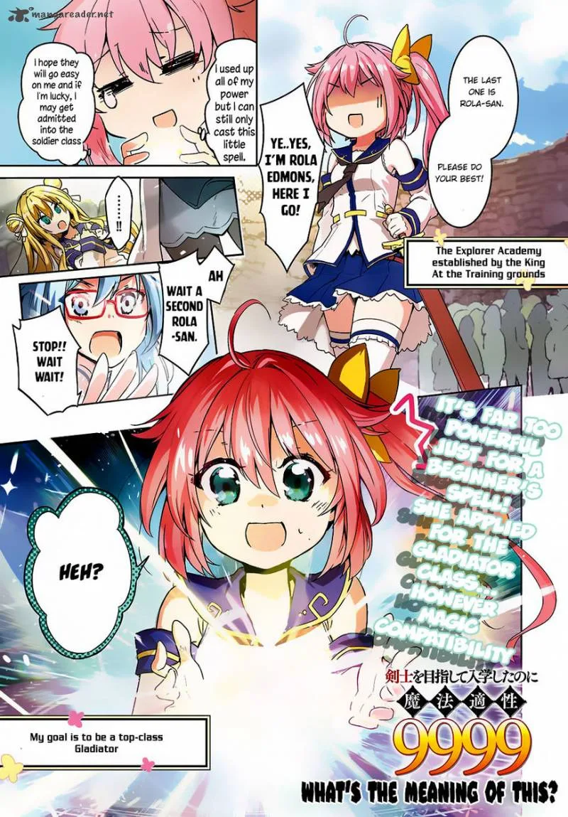 Kenshi o Mezashite Nyugaku Shitanoni Maho Tekisei 9999 Nandesukedo!? Chapter 1 page 2