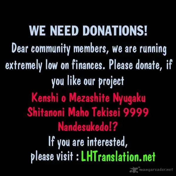 Kenshi o Mezashite Nyugaku Shitanoni Maho Tekisei 9999 Nandesukedo!? Chapter 13 page 43