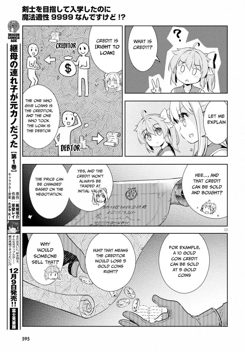 Kenshi o Mezashite Nyugaku Shitanoni Maho Tekisei 9999 Nandesukedo!? Chapter 24 page 13