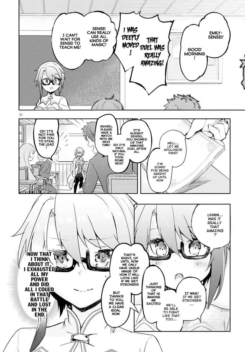 Kenshi o Mezashite Nyugaku Shitanoni Maho Tekisei 9999 Nandesukedo!? Chapter 5 page 33