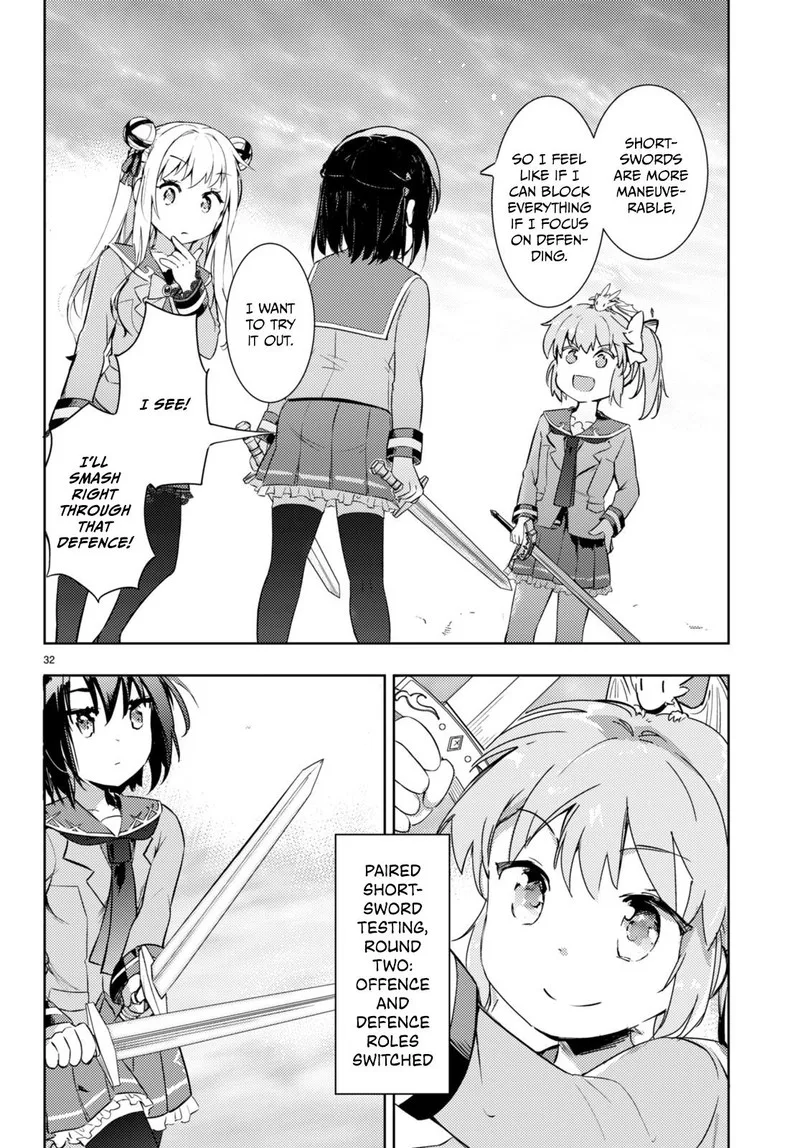 Kenshi o Mezashite Nyugaku Shitanoni Maho Tekisei 9999 Nandesukedo!? Chapter 60 page 32