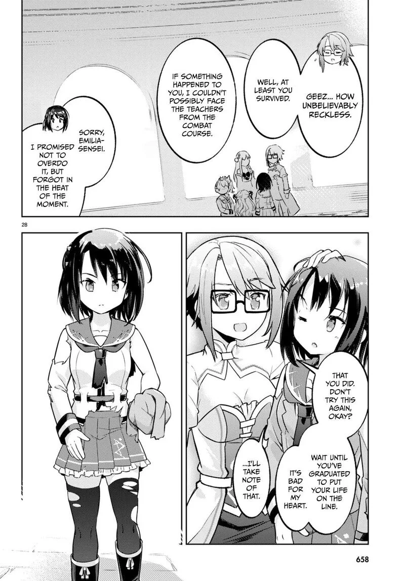 Kenshi o Mezashite Nyugaku Shitanoni Maho Tekisei 9999 Nandesukedo!? Chapter 66 page 27