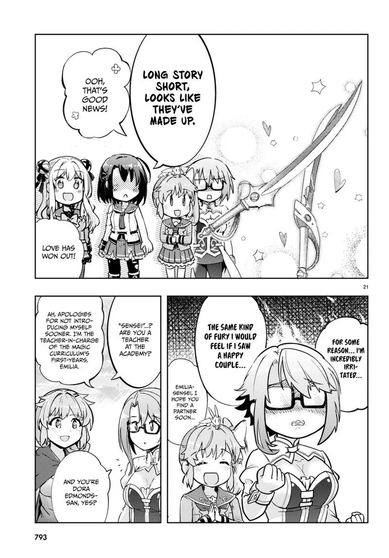Kenshi o Mezashite Nyugaku Shitanoni Maho Tekisei 9999 Nandesukedo!? Chapter 68 page 21