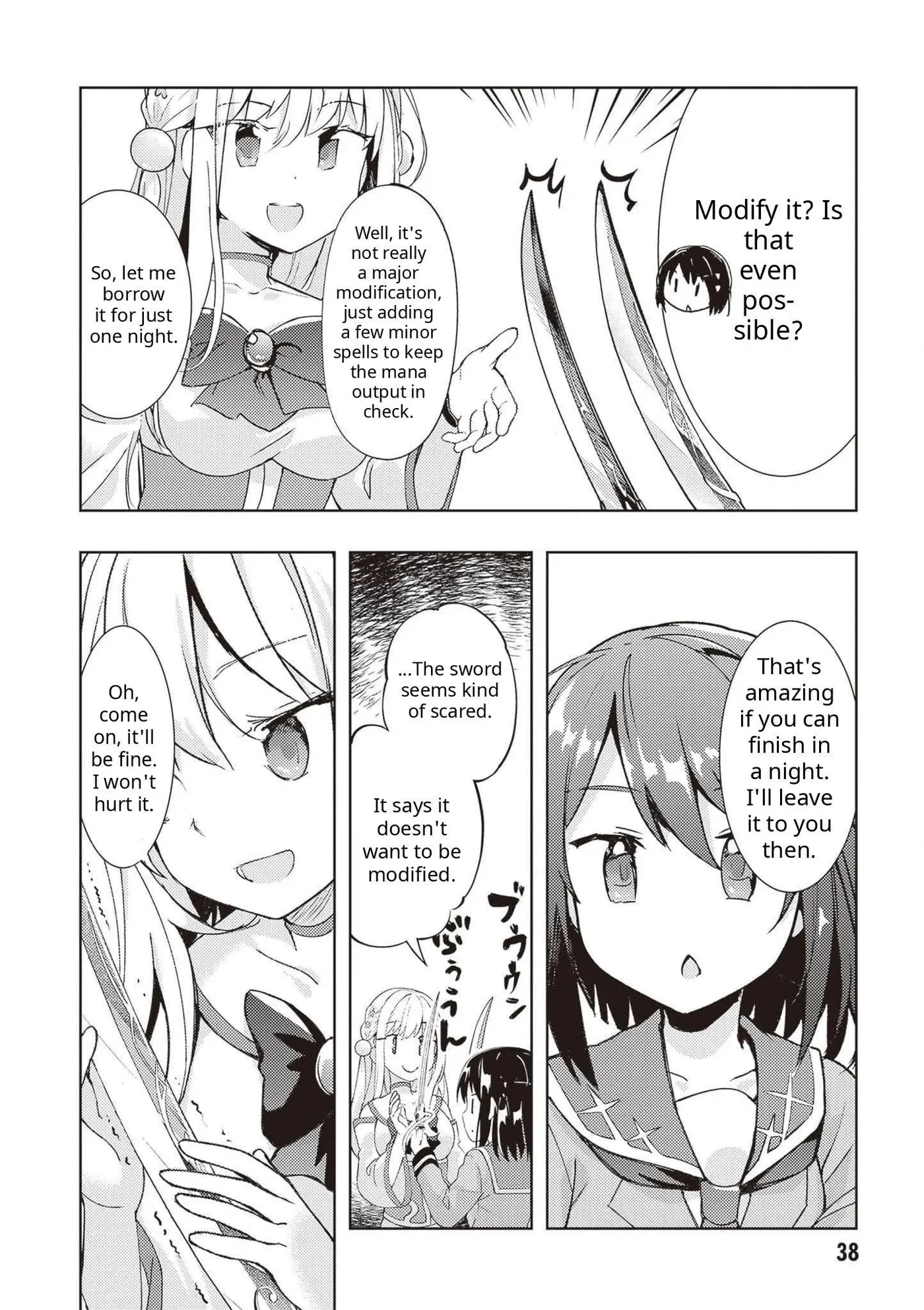 Kenshi o Mezashite Nyugaku Shitanoni Maho Tekisei 9999 Nandesukedo!? Chapter 72 page 8