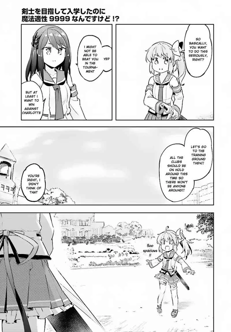 Kenshi o Mezashite Nyugaku Shitanoni Maho Tekisei 9999 Nandesukedo!? Chapter 8 page 8