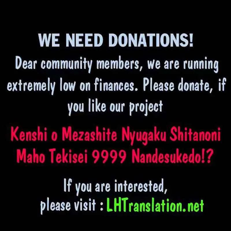 Kenshi o Mezashite Nyugaku Shitanoni Maho Tekisei 9999 Nandesukedo!? Chapter 8 page 36