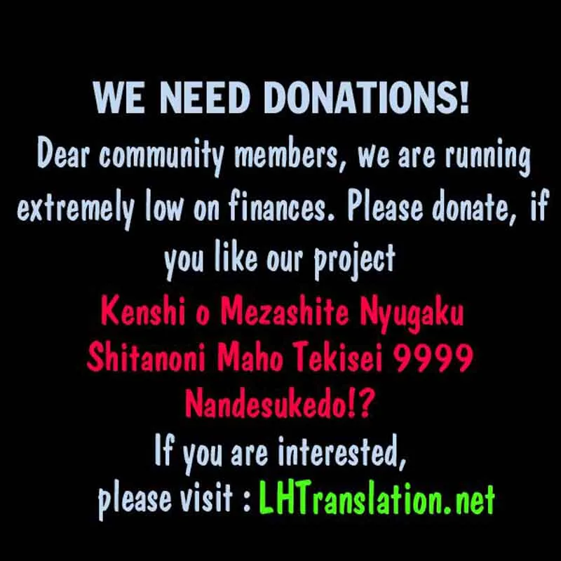Kenshi o Mezashite Nyugaku Shitanoni Maho Tekisei 9999 Nandesukedo!? Chapter 9 page 39