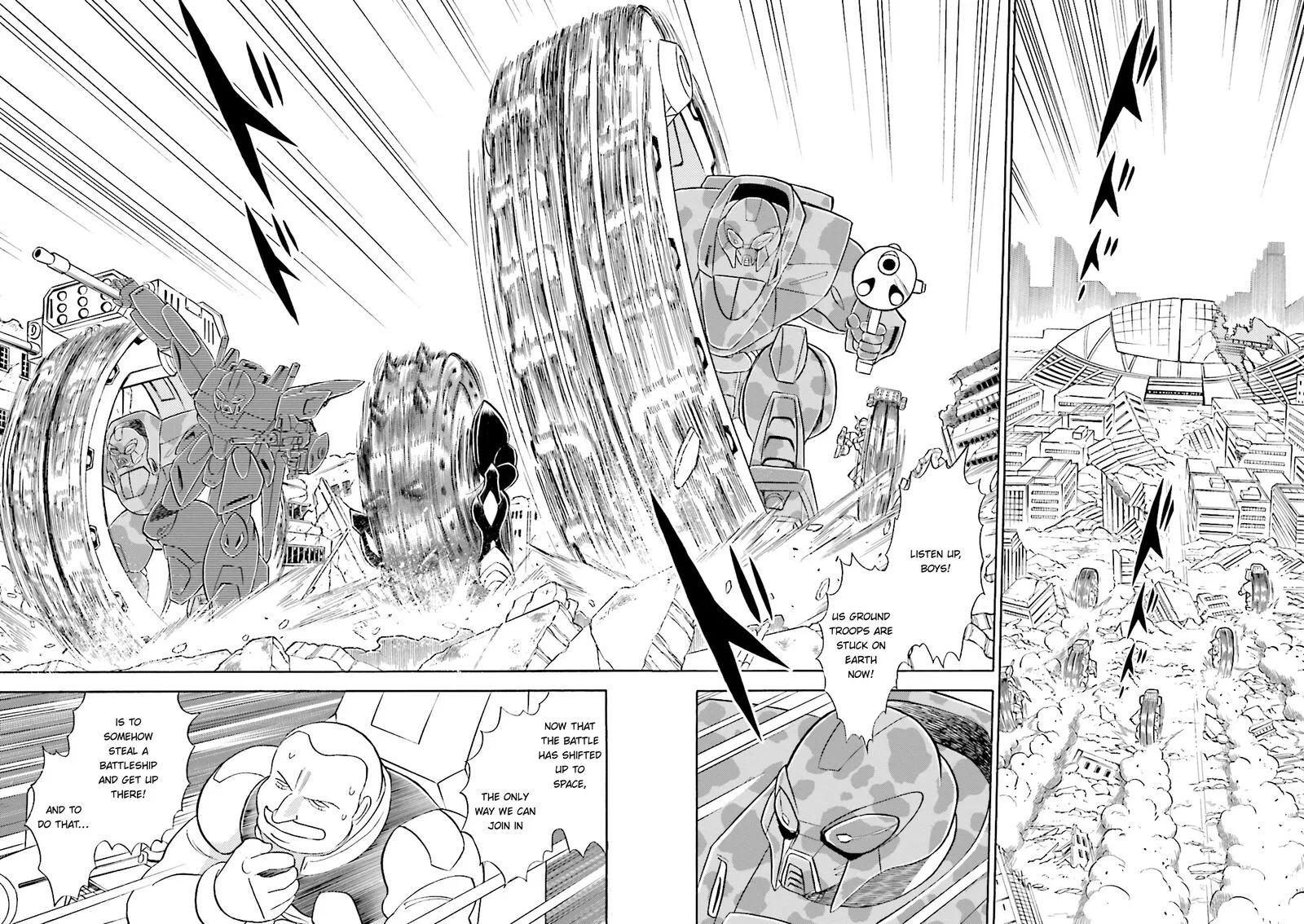 Kidou Senshi Crossbone Gundam Ghost Chapter 38 page 3