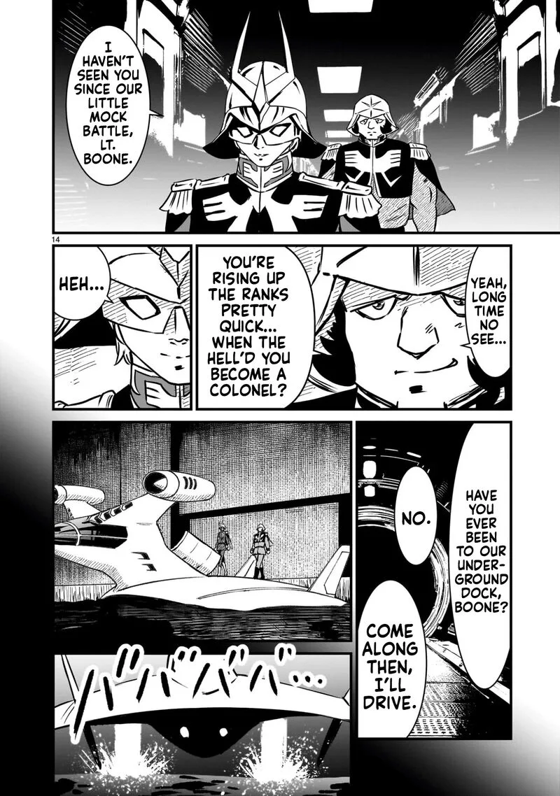 Kidou Senshi Gundam: Flanagan Boon Senki Chapter 18 page 14