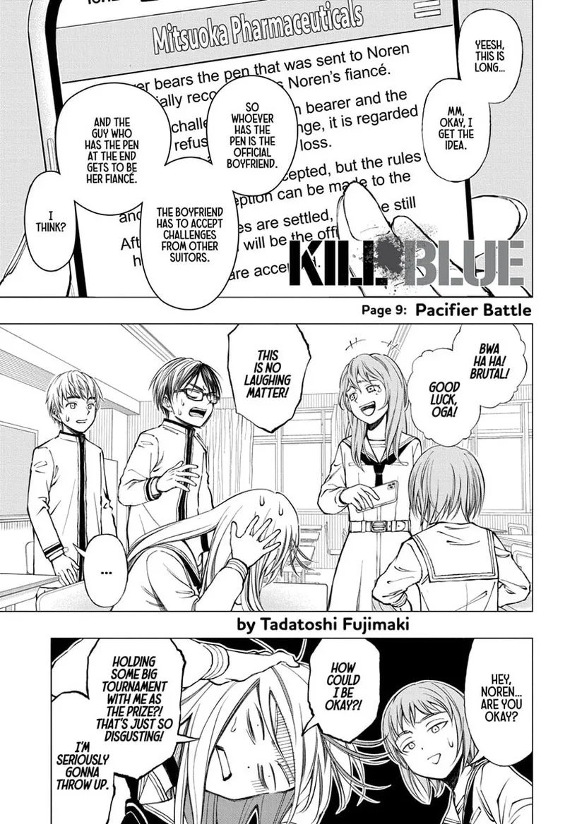 Kill Blue Chapter 9 page 1