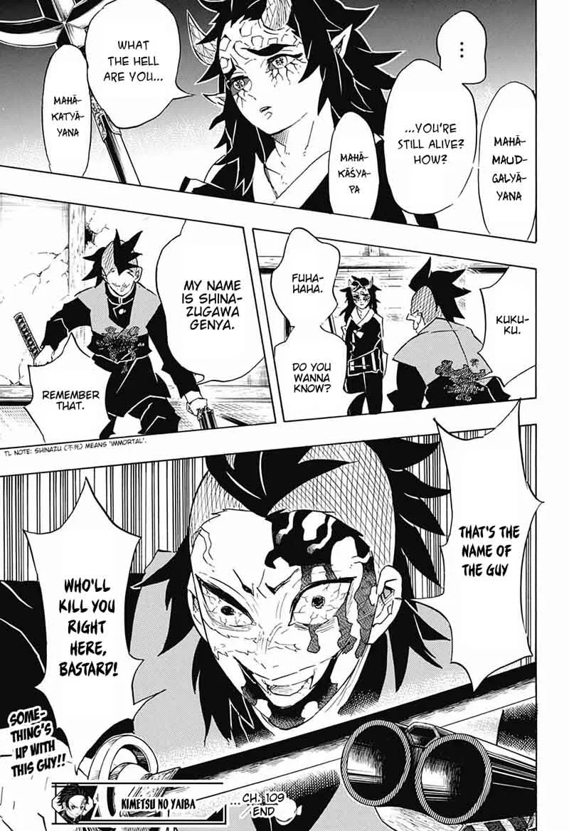 Kimetsu no Yaiba Chapter 109 page 19