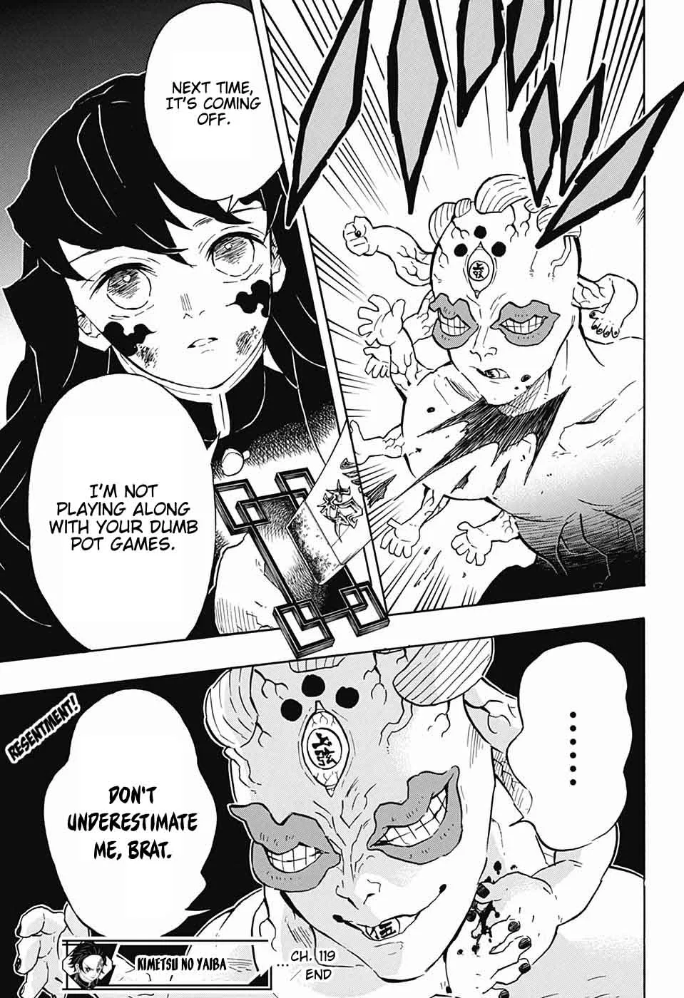 Kimetsu no Yaiba Chapter 119 page 18