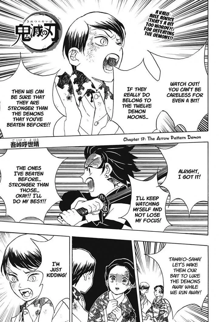 Kimetsu no Yaiba Chapter 17 page 1