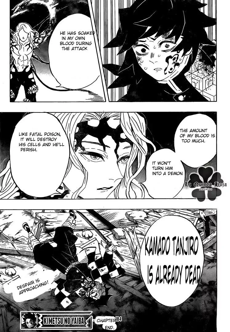 Kimetsu no Yaiba Chapter 184 page 18