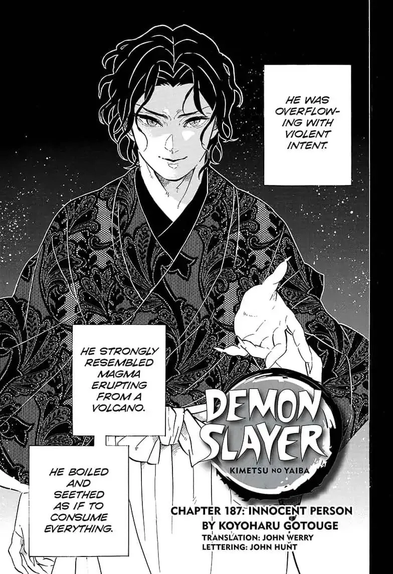 Kimetsu no Yaiba Chapter 187 page 1