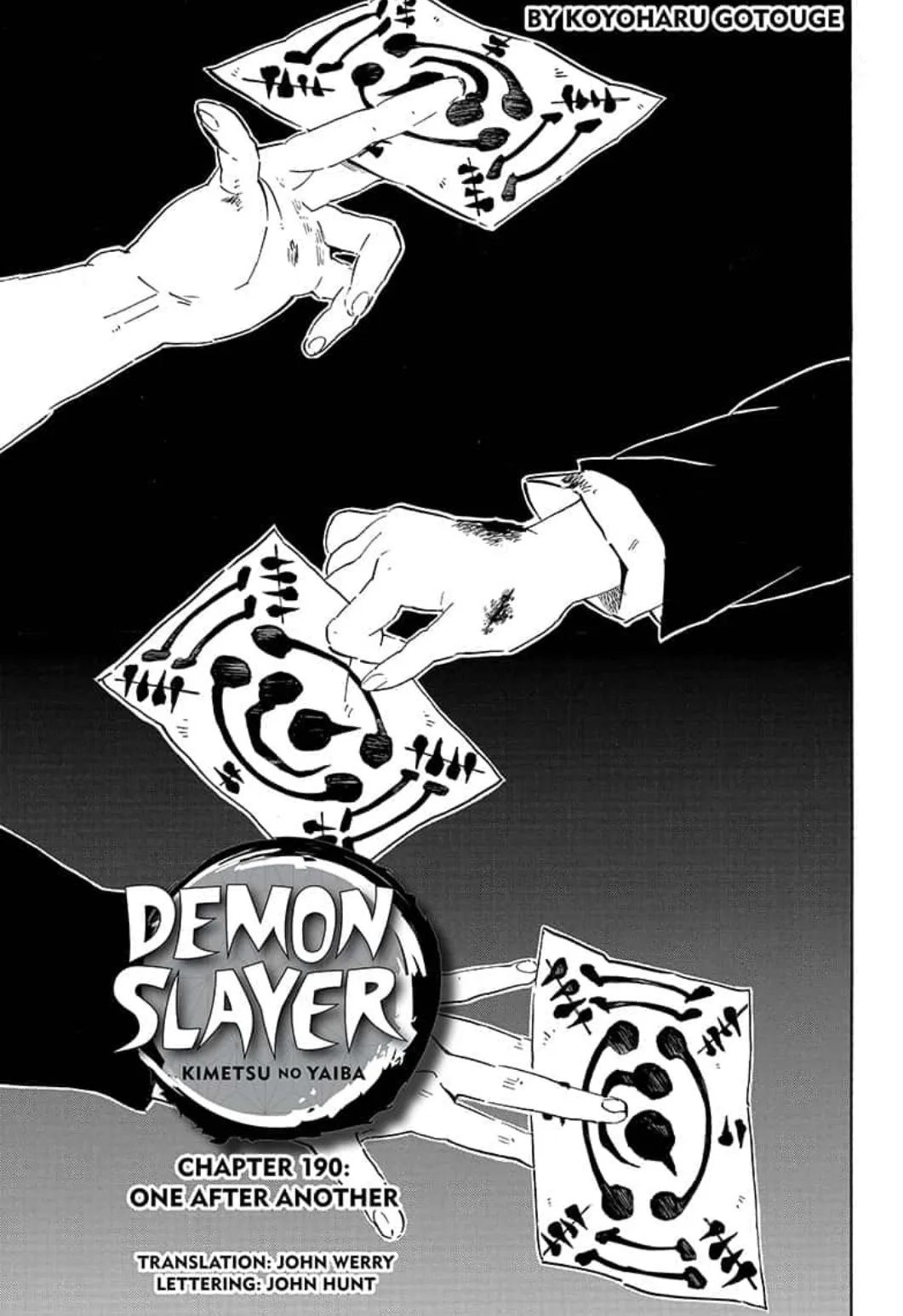 Kimetsu no Yaiba Chapter 190 page 1