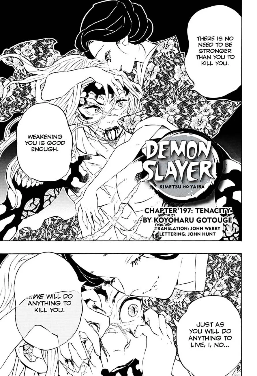 Kimetsu no Yaiba Chapter 197 page 1