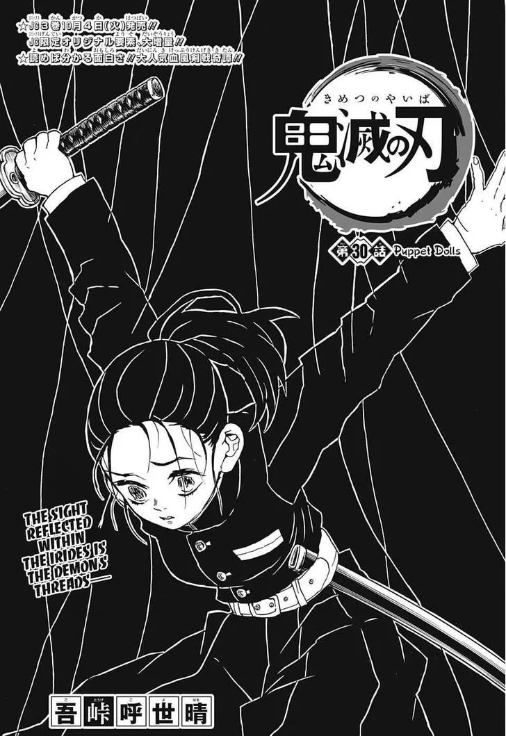 Kimetsu no Yaiba Chapter 30 page 1