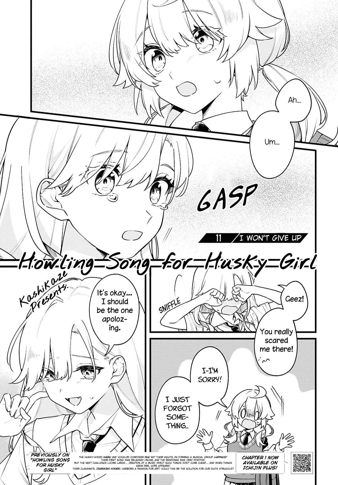 Kimi ga Hoeru Tame no Uta wo, Chapter 11 page 1