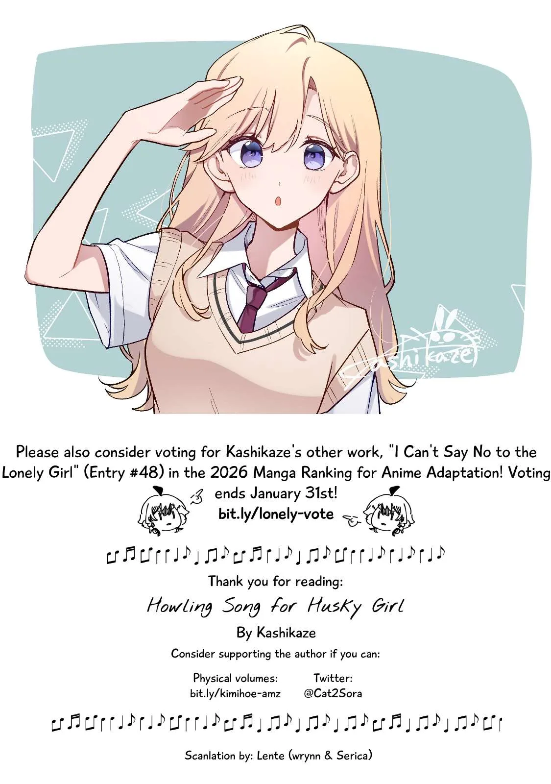Kimi ga Hoeru Tame no Uta wo, Chapter 14 page 43