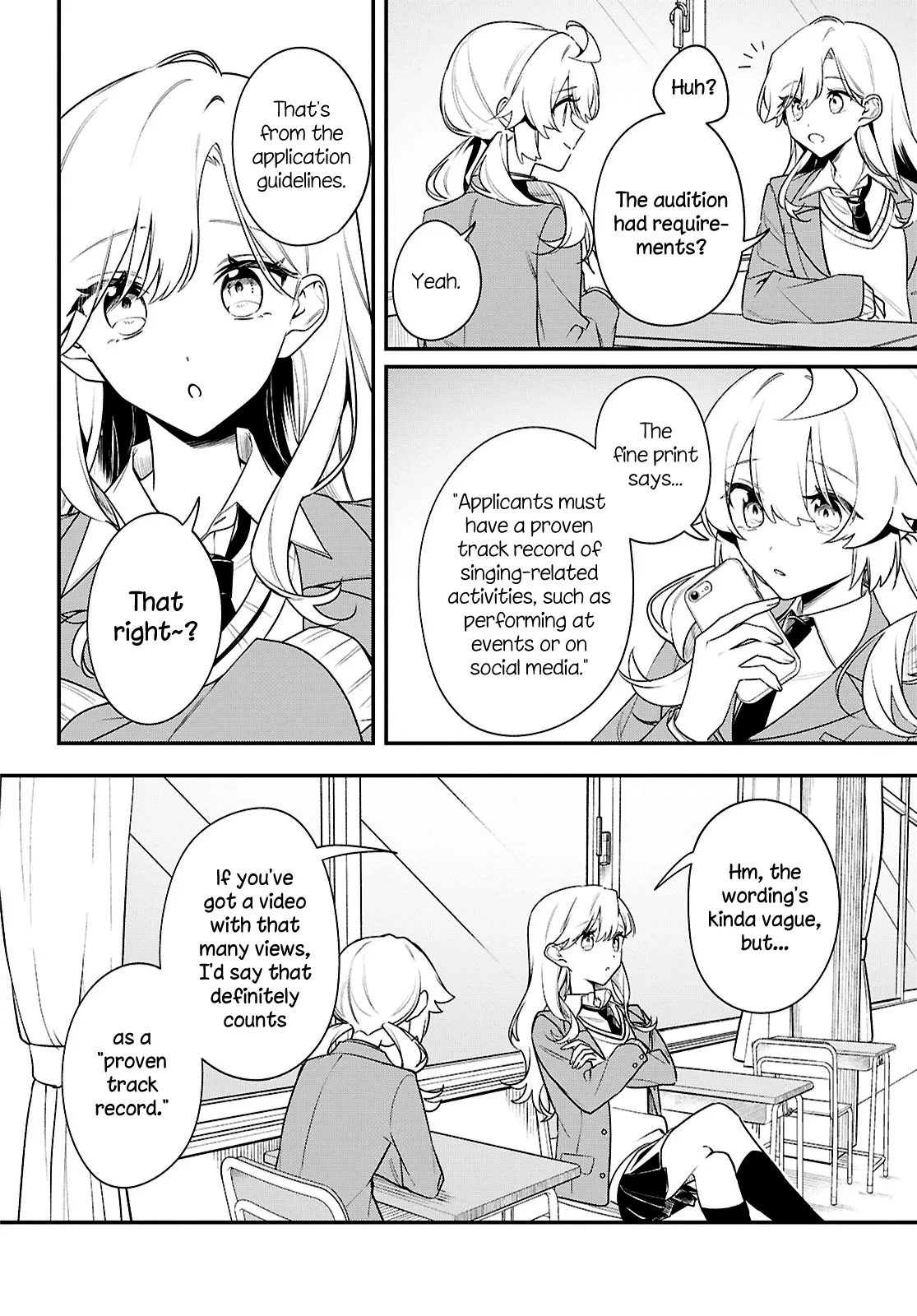 Kimi ga Hoeru Tame no Uta wo, Chapter 17 page 4