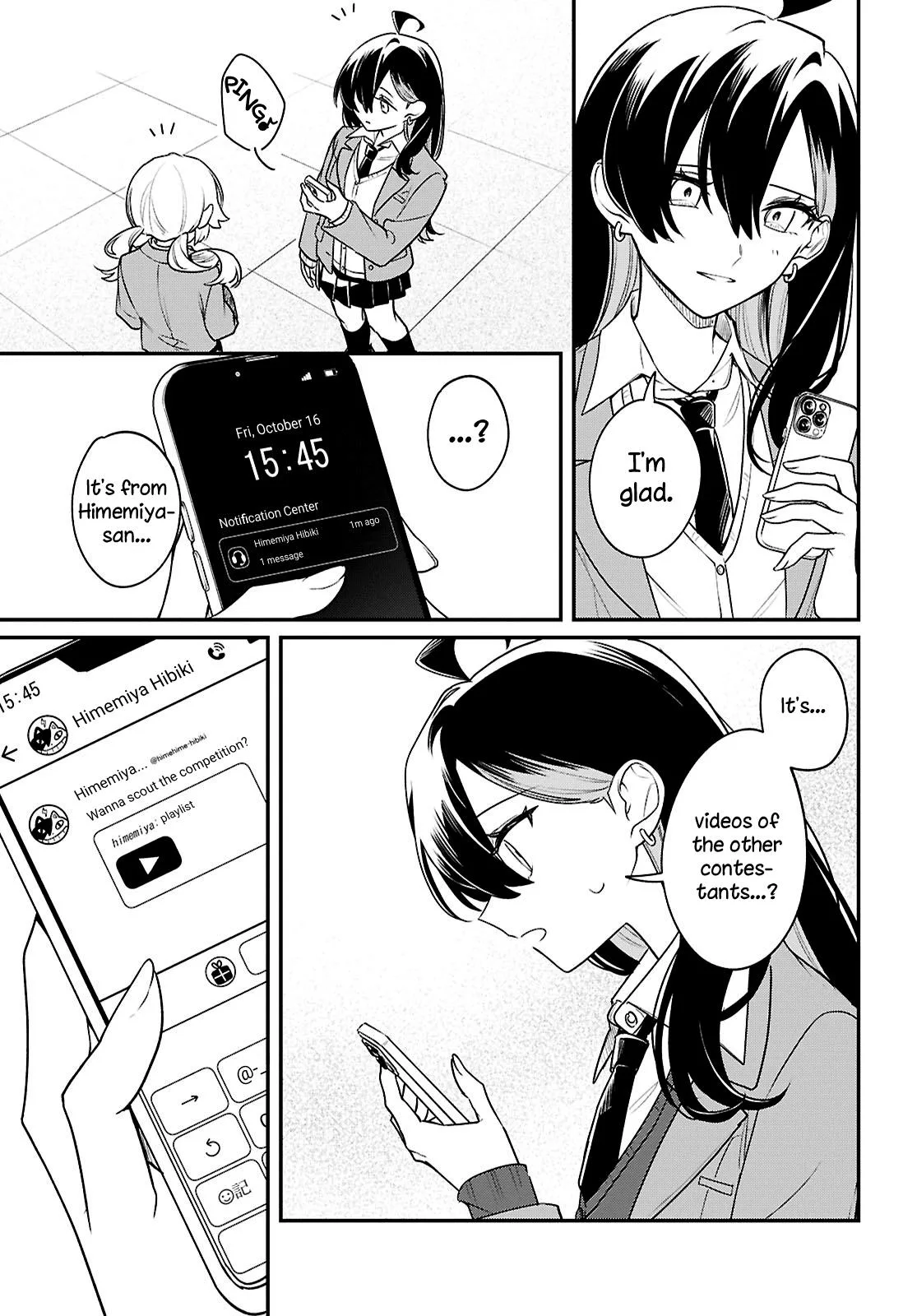 Kimi ga Hoeru Tame no Uta wo, Chapter 19 page 13