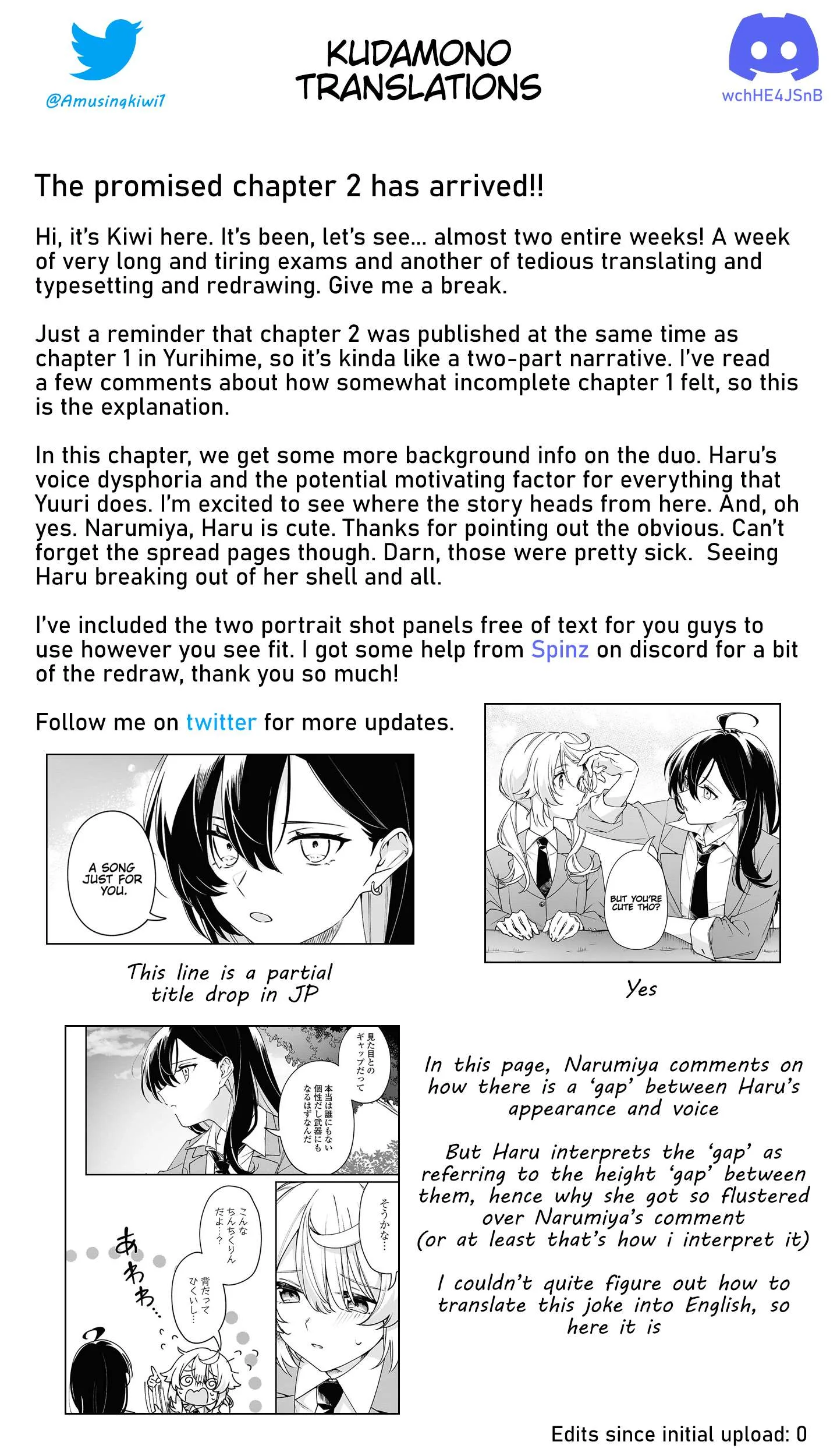 Kimi ga Hoeru Tame no Uta wo, Chapter 2 page 47