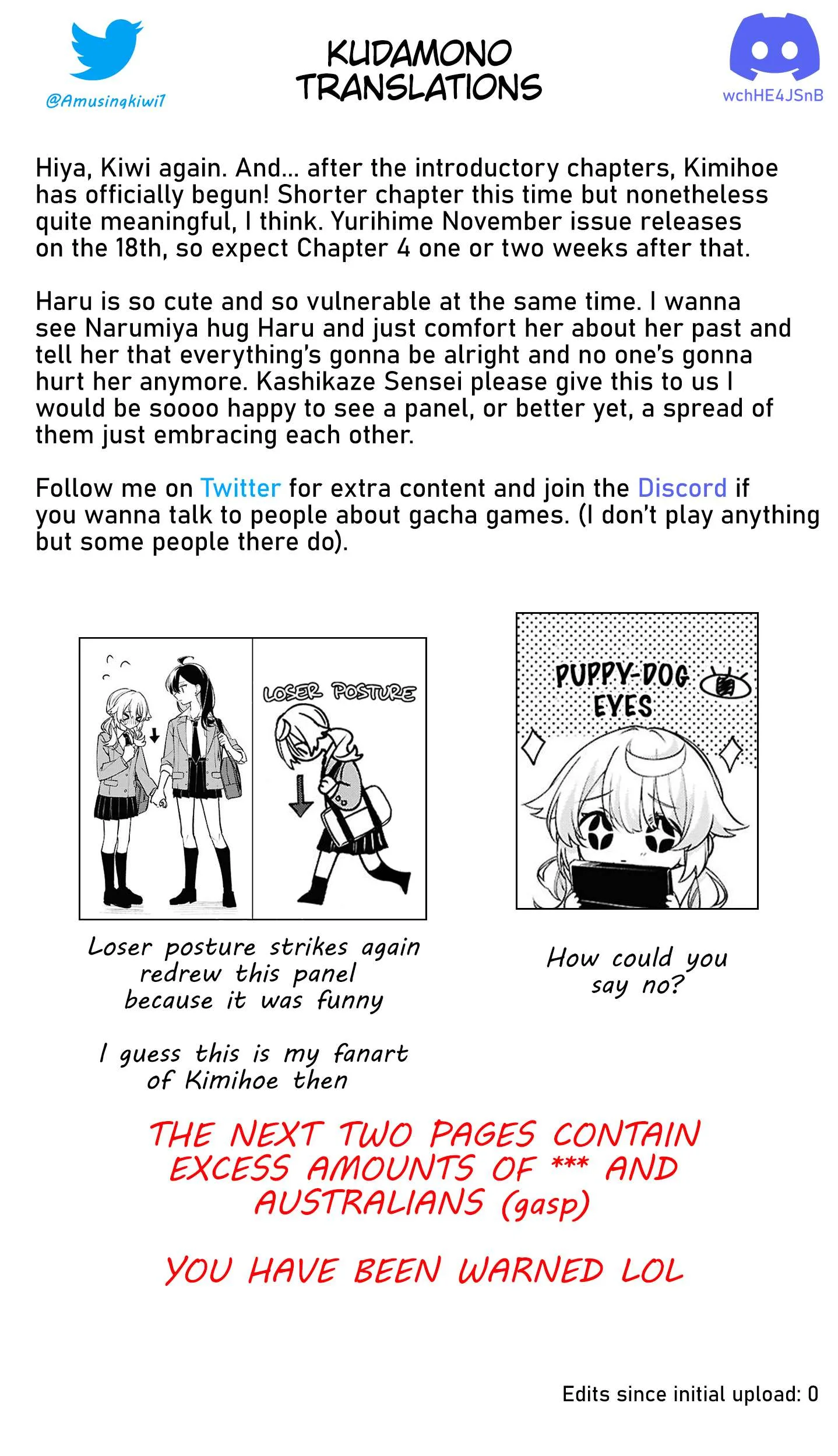 Kimi ga Hoeru Tame no Uta wo, Chapter 3 page 21
