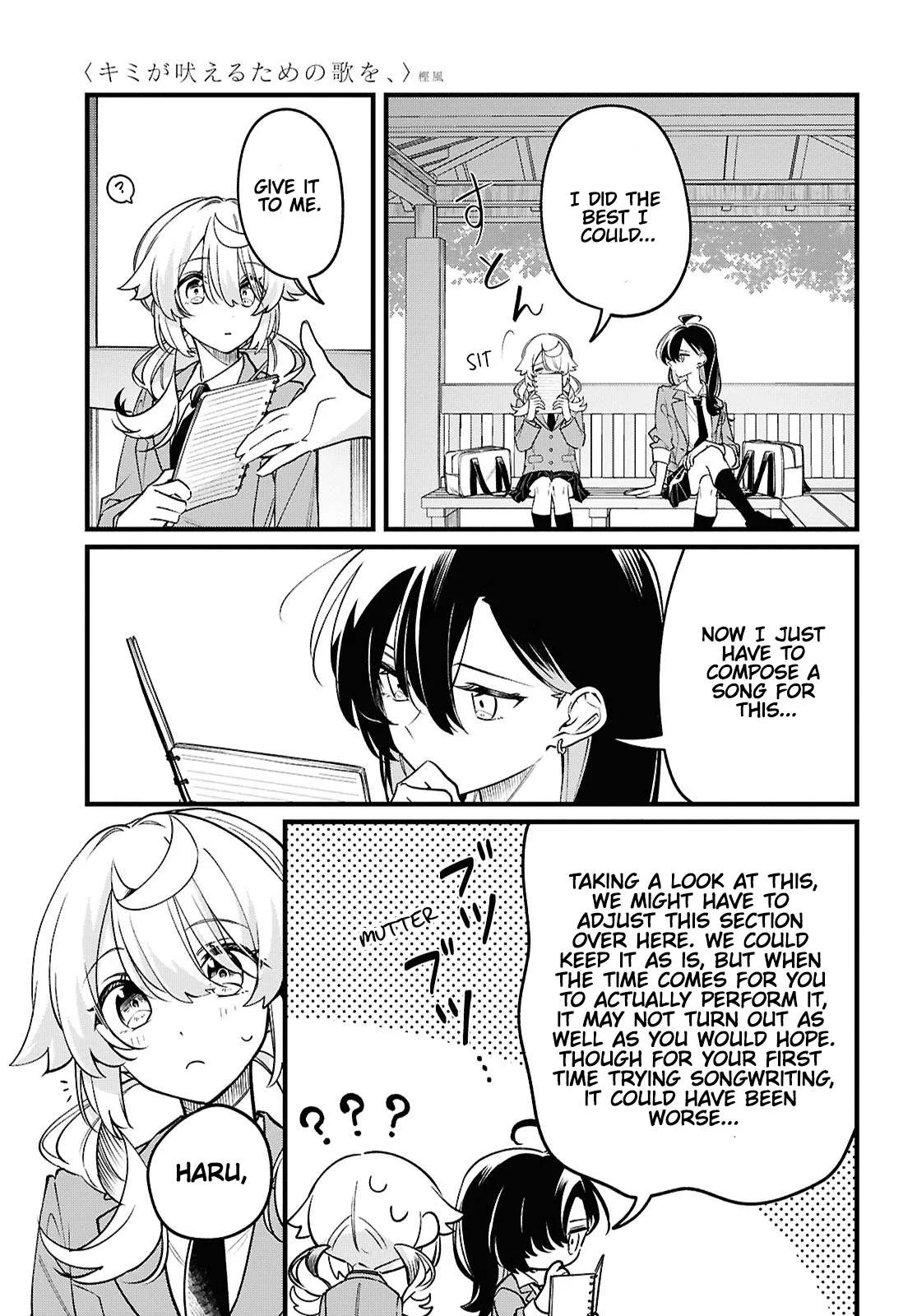 Kimi ga Hoeru Tame no Uta wo, Chapter 4 page 27