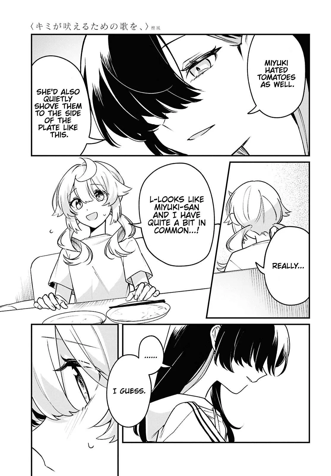Kimi ga Hoeru Tame no Uta wo, Chapter 6 page 11