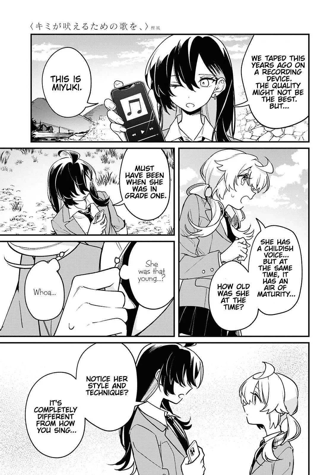 Kimi ga Hoeru Tame no Uta wo, Chapter 7 page 29