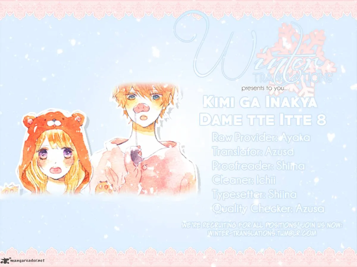Kimi ga Inakya Dame tte Itte Chapter 8 page 4