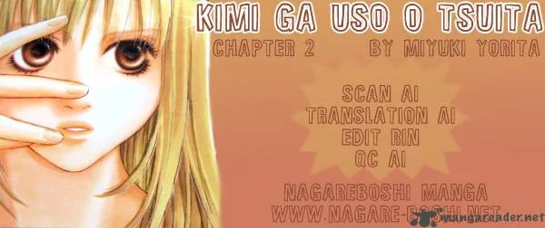 Kimi ga Uso o Tsuita Chapter 2 page 1