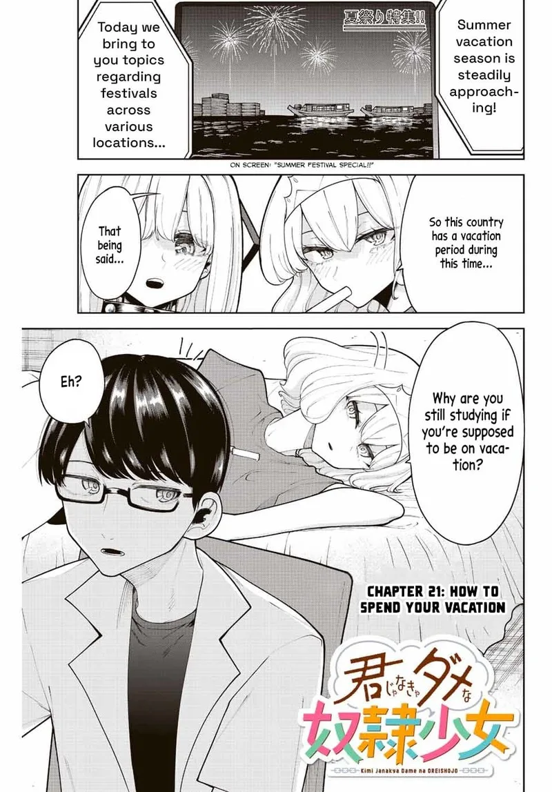Kimi janakya Dame na Dorei Shoujo Chapter 21 page 1
