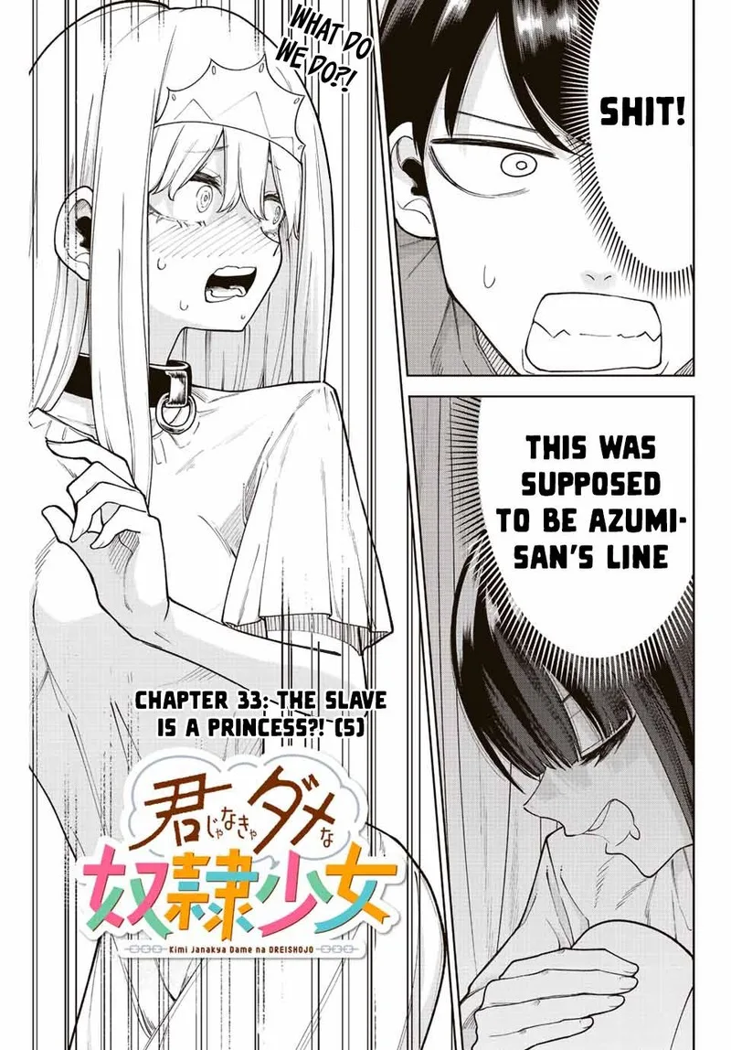 Kimi janakya Dame na Dorei Shoujo Chapter 33 page 1