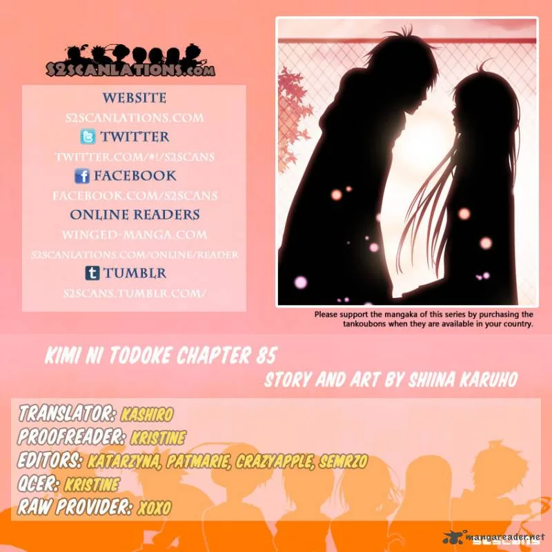 Kimi Ni Todoke Chapter 85 page 68