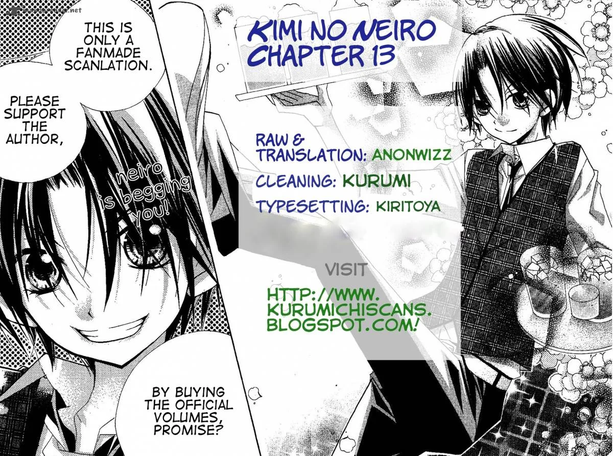 Kimi no Neiro Chapter 13 page 36
