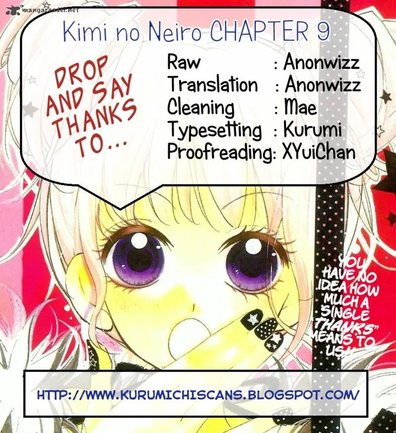 Kimi no Neiro Chapter 9 page 37