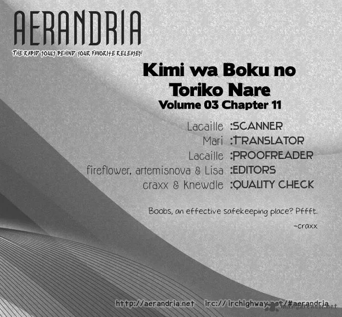 Kimi wa Boku no Toriko nare Chapter 11 page 2