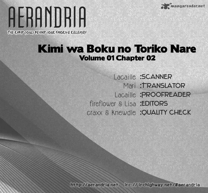 Kimi wa Boku no Toriko nare Chapter 12 page 2