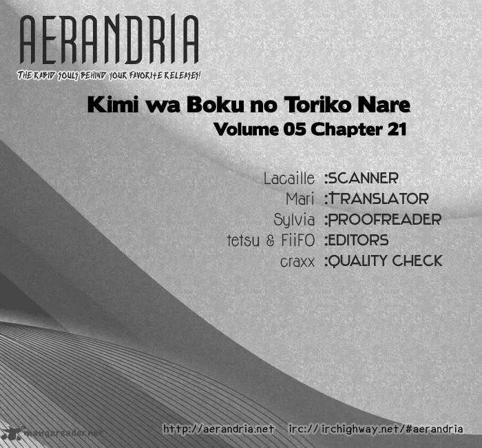 Kimi wa Boku no Toriko nare Chapter 21 page 2