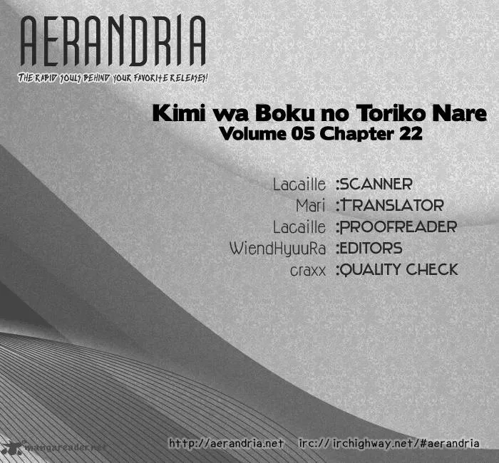 Kimi wa Boku no Toriko nare Chapter 22 page 2
