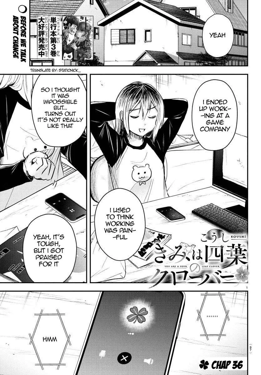 Kimi wa Yotsuba no Clover Chapter 36 page 1