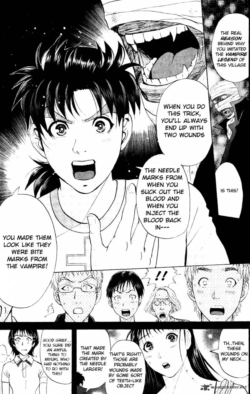 Kindaichi Case Files: Legendary Vampire Murders Chapter 7 page 12