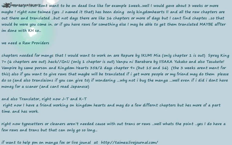 Kingdom Hearts 2 Chapter 36 page 1