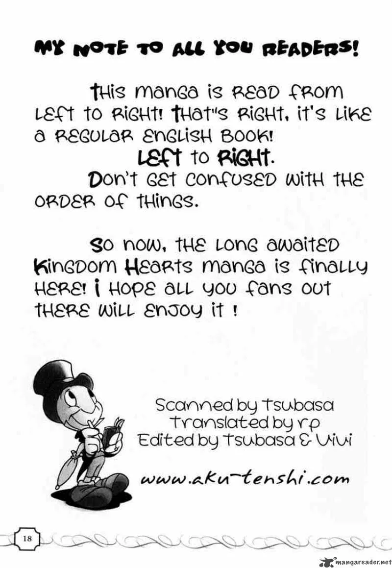 Kingdom Hearts Chapter 1 page 1