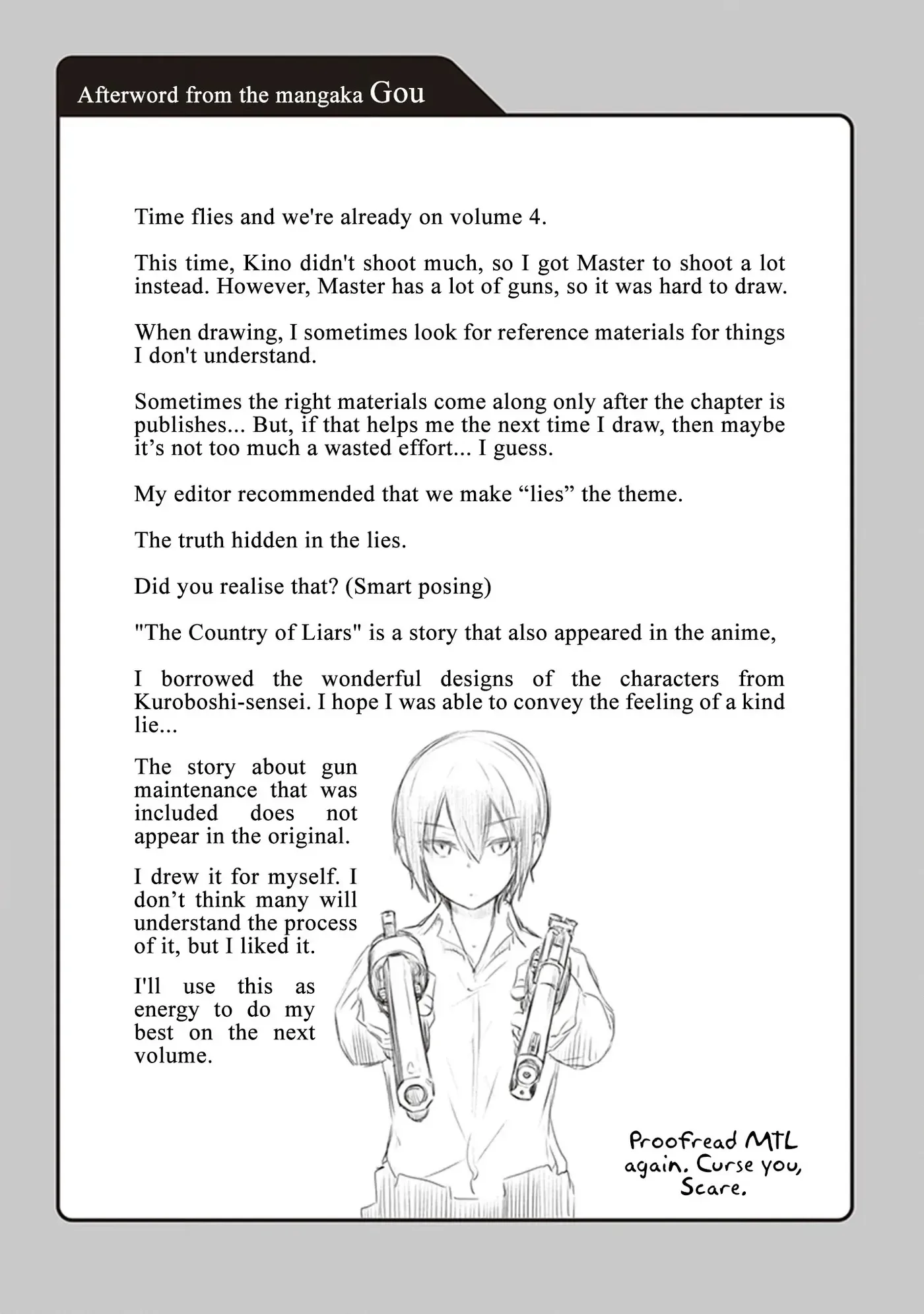 Kino's Journey Chapter 17.5 page 10