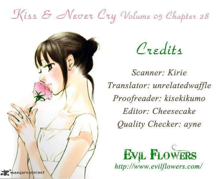 Kiss & Never Cry Chapter 28 page 1